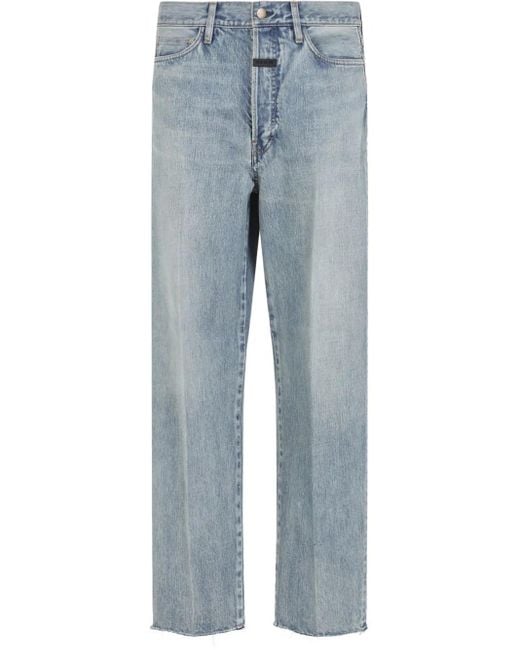 Fear Of God Blue Five-Pocket Relaxed Jeans for men