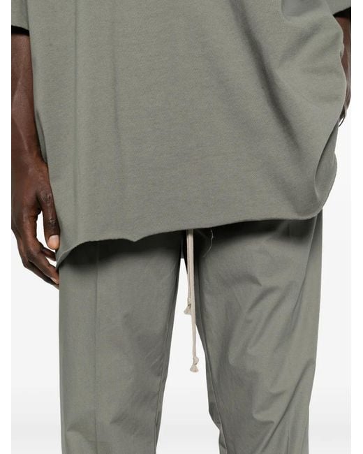 Rick Owens Gray Drawstring Trousers for men