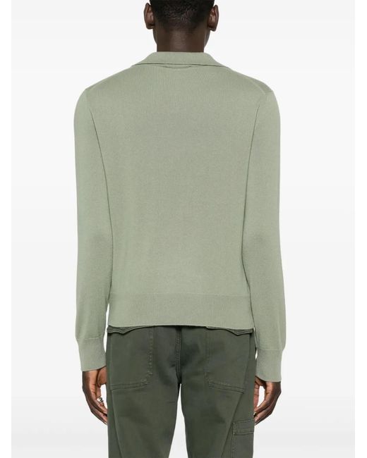 D4.0 Green Cashmere Sweater for men