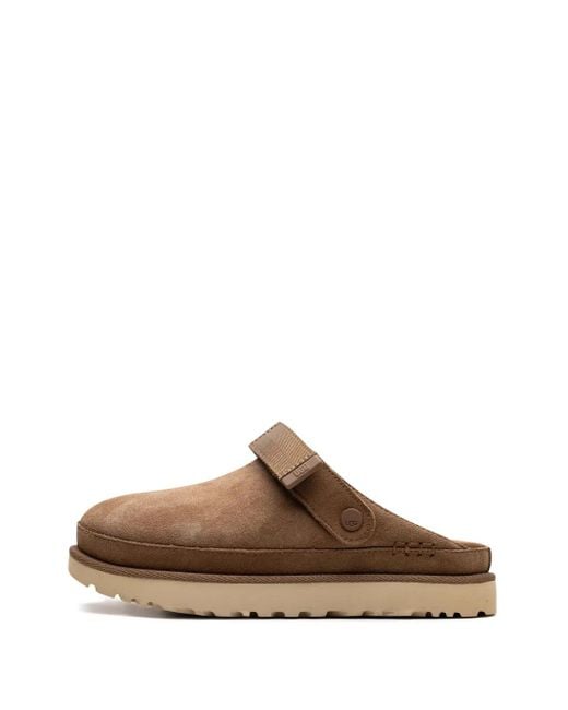 Ugg Brown Goldenstar "Chestnut" Clogs