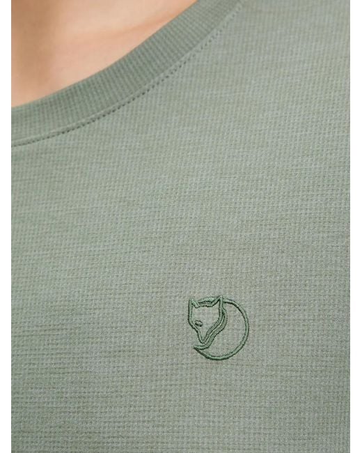 Fjallraven Gray T-Shirt Abisko À Logo