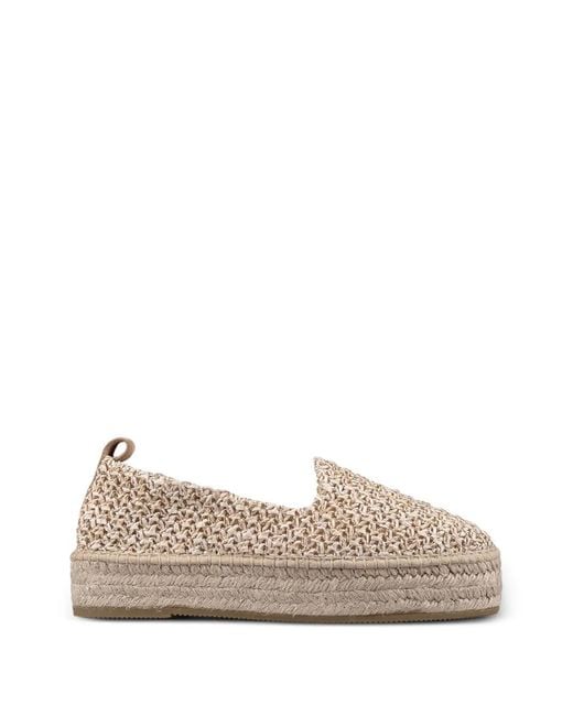 Espadrilles Natural Platform Slip-On