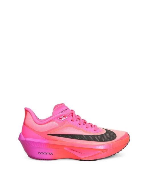 Nike Pink Zoom Fly Gradient-Effect Low-Top Sneakers