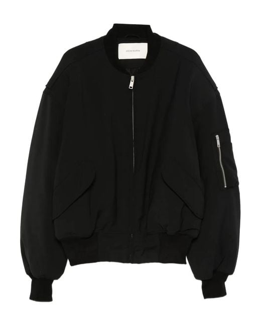 Entire studios Black Zip-Fastening Jacket