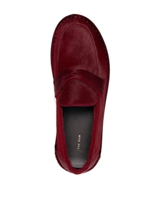 The Row Red Penny-Loafer