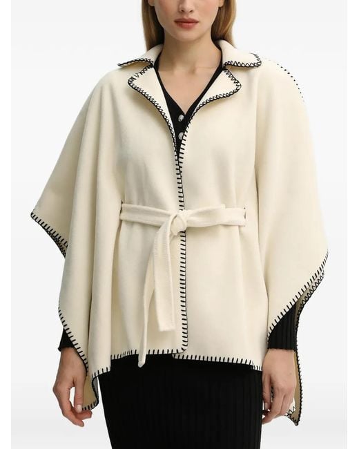 Morgan Natural Belted Cape