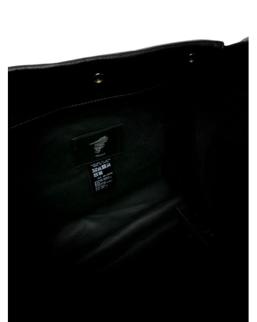 Discord Yohji Yamamoto Black Infinite Signature Logo-print Tote Bag