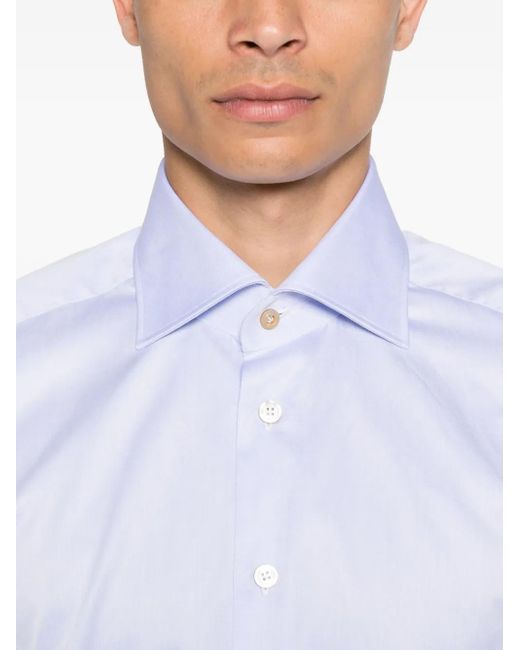 Kiton Button-Down Overhemd in het White voor heren