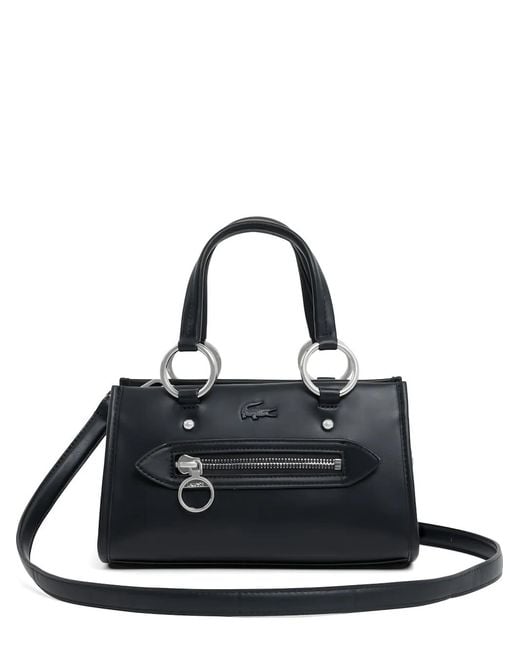 Lacoste Black Celys Ring Handle Satchel