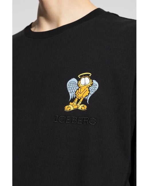Iceberg Blue Logo T-Shirt for men