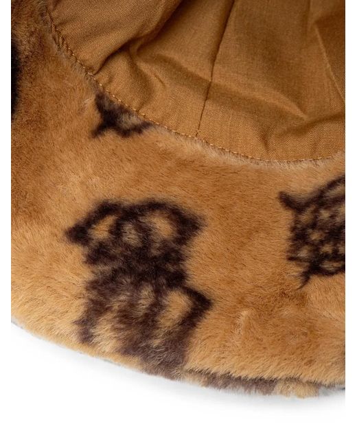 Cappello Bucket di Guess in Brown