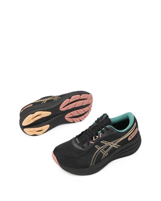 Asics Black Gel-Pulse 17 Gtx Lace-Up Sneakers