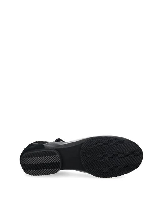 Polo Ralph Lauren Black Lace-Up Ballet Flats