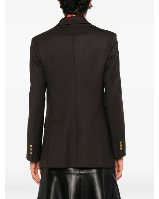 P.A.R.O.S.H. Black Double-Breasted Blazer