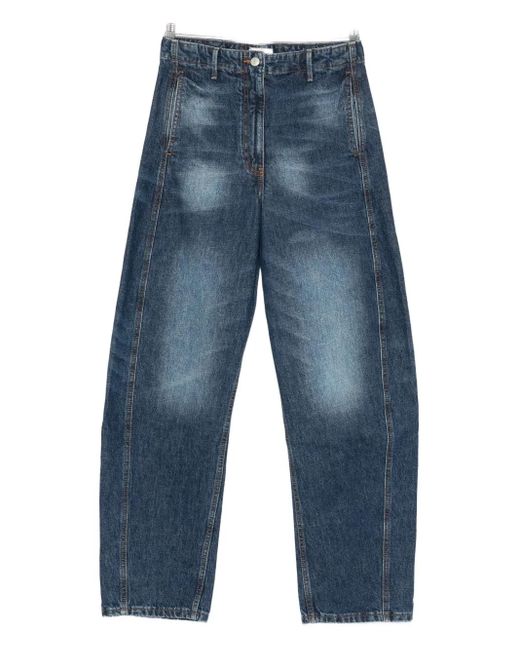 Magda Butrym Blue Seam-Detailing Jeans