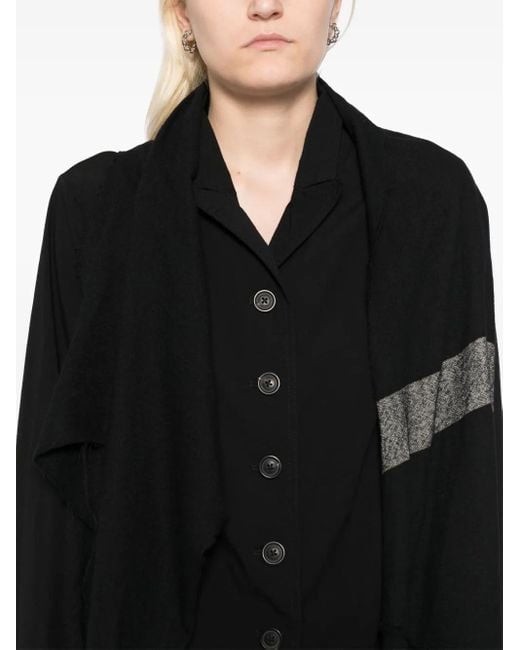 Rundholz Black Draped Blazer