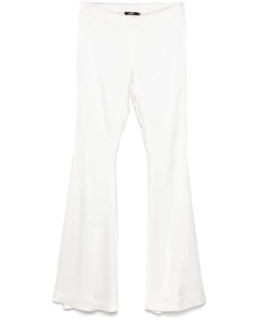 Amen White Satin Trousers