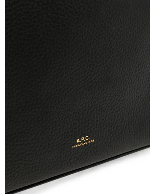 A.P.C. Black Sac Porté Épaule Vera