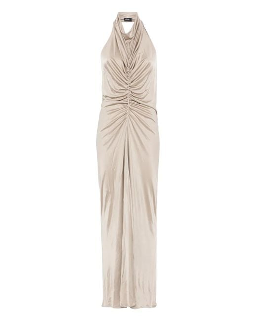 Atlein White Gerafftes Kleid
