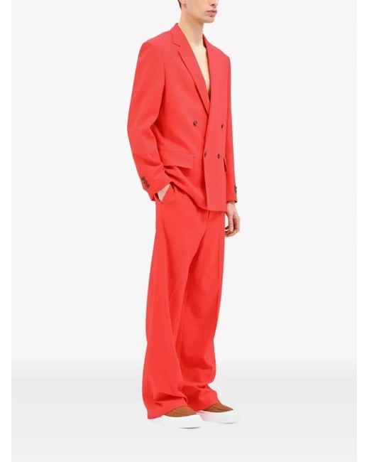 MSGM Doppelreihiges Sakko in Red für Herren