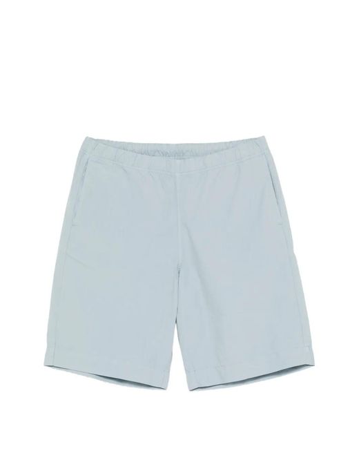 Paul Smith Blue Cotton Shorts for men