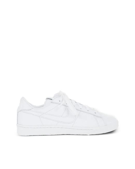 Nike White Cdg X Low Leather Sneakers