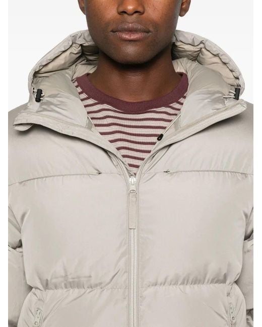 Hiking Patrol Gray Element Hooded Padded Jacket for men