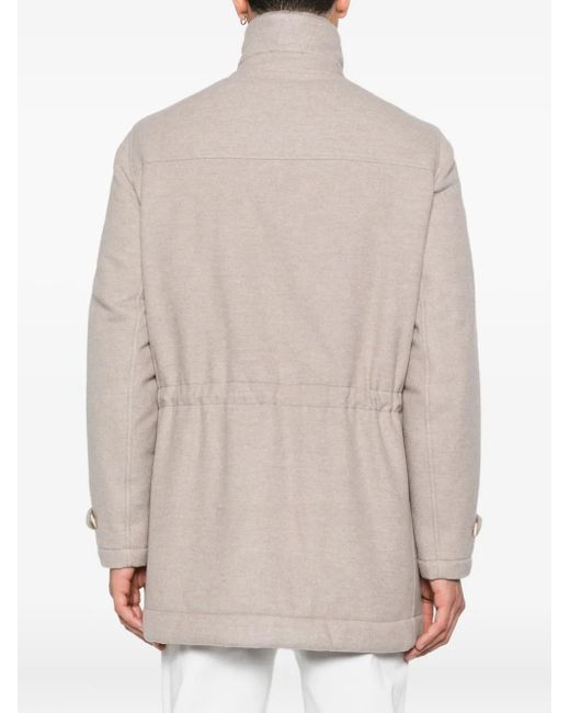 Brunello Cucinelli Natural Neutrals Coats for men