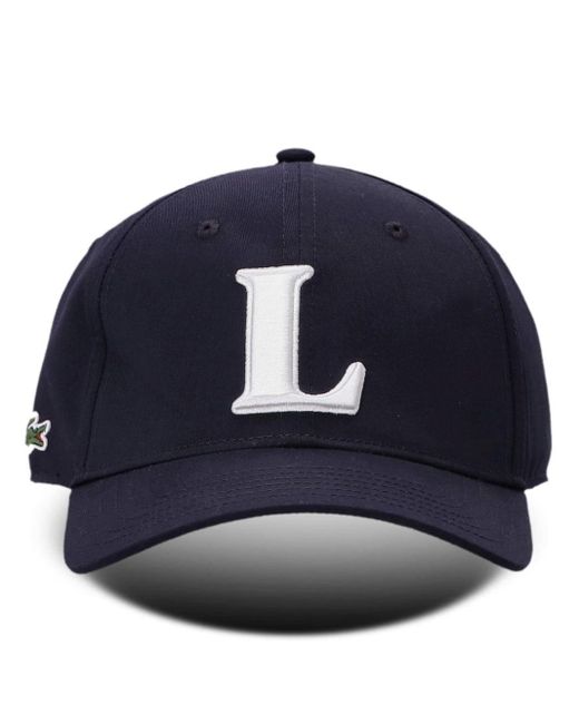Lacoste Blue Logo-embroidered Baseball Cap for men