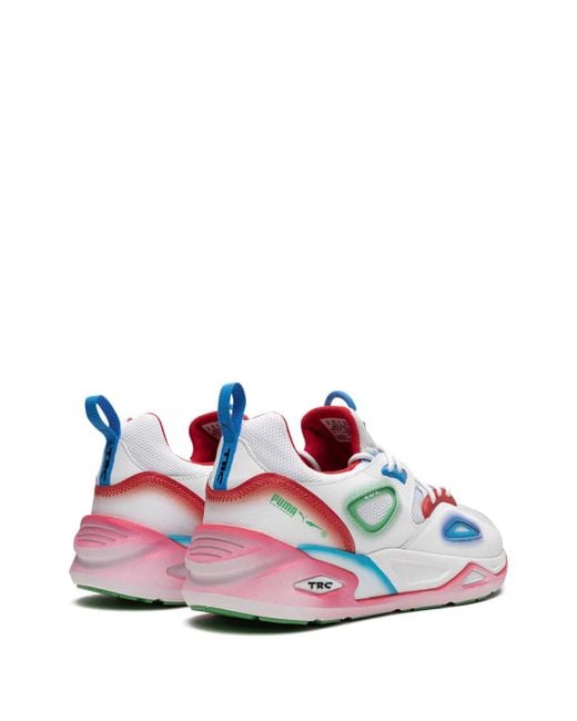 PUMA White Trc Blaze Krypton Sneakers