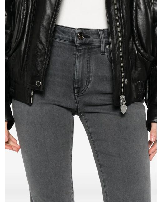 Jacob Cohen Gray Straight-Leg Jeans