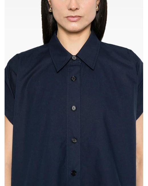 Camicia Con Risvolto di Low Classic in Blue
