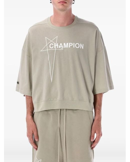 Rick Owens X Champion Natural Tommy T-Shirt for men