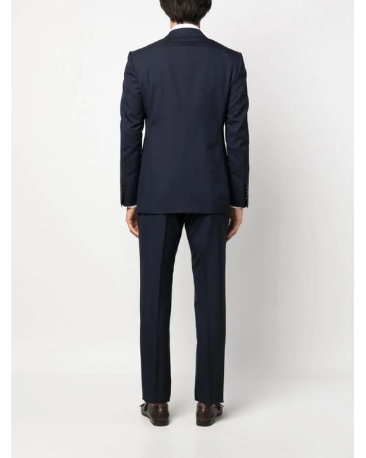 Tom Ford Blue Single-Breasted Wool Suit for men