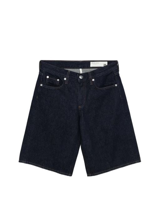 Rag & Bone Blue Ariel Short