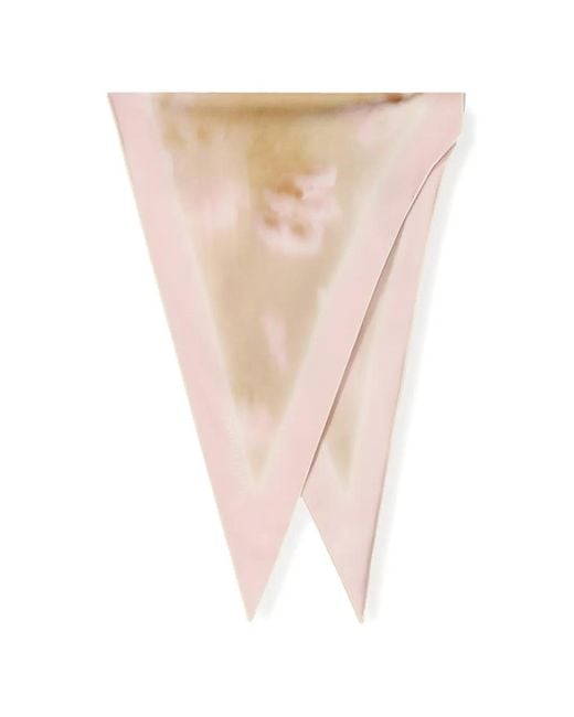 Fabiana Filippi White Écharpe Colour Block
