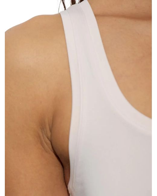 Top Sin Mangas Touch Feeling Hanro de color White