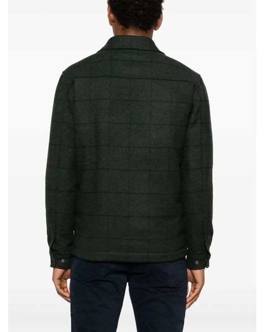 Woolrich Green Alaskan Shirt Jacket for men