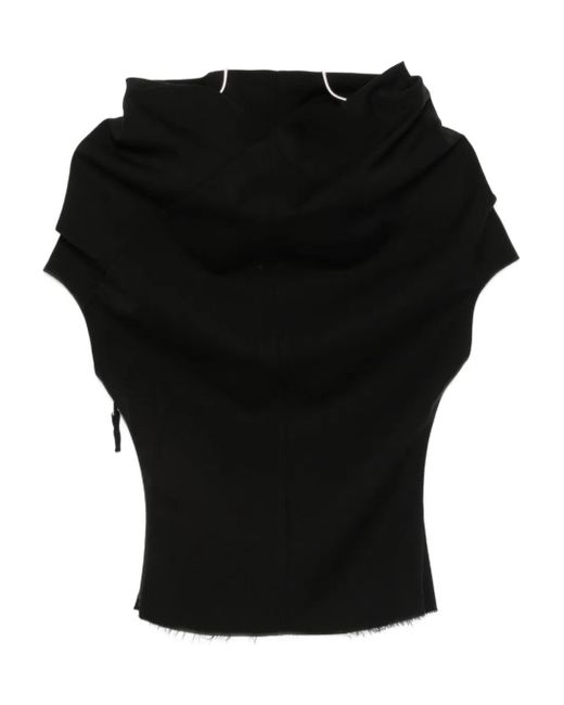 Rick Owens Shroud トップ Black