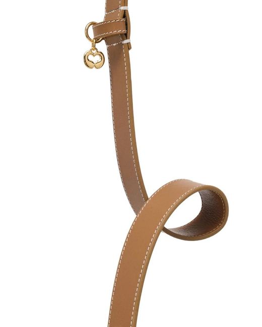 Maje White Eyelet-Embellished Belt