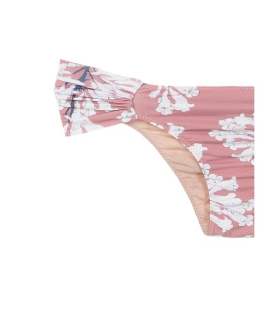 Clube Bossa Pink Ricy Floral-print Bikini Bottoms