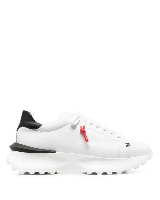 Giuliano Galiano White Raptor 1 Chunky-Sole Sneakers for men