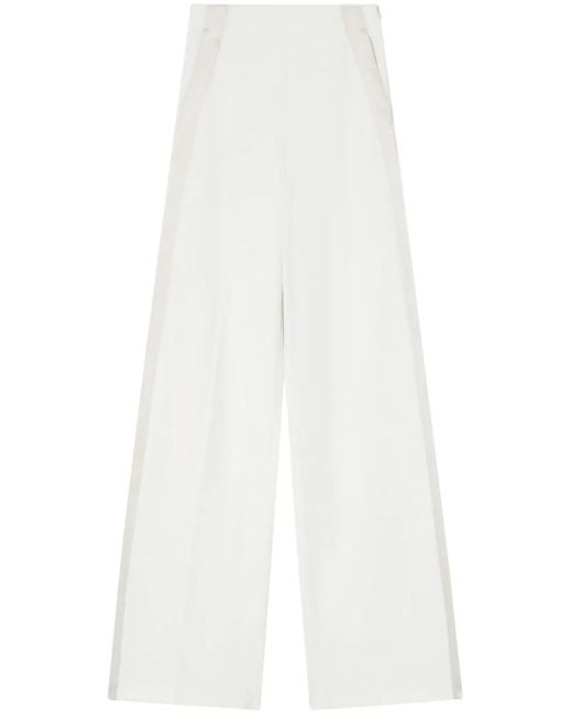 Pinko サイドバンド ワイドパンツ White