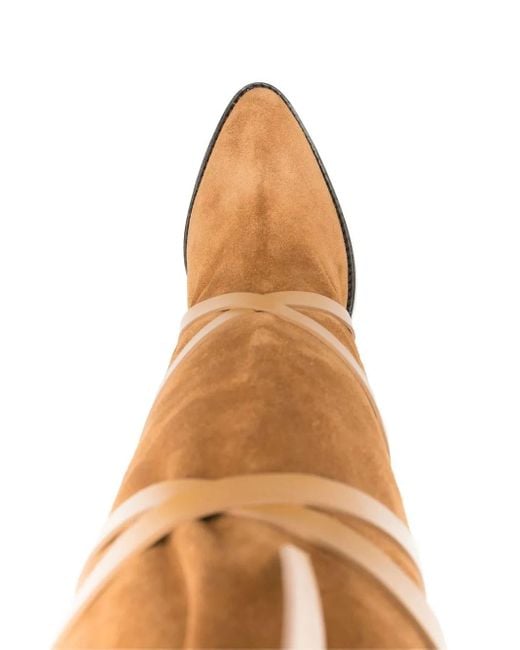 Isabel Marant Multicolor Lace-Up Suede Boots