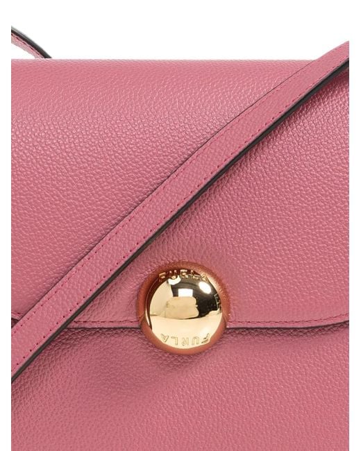 Furla ラウンド ショルダーバッグ Pink