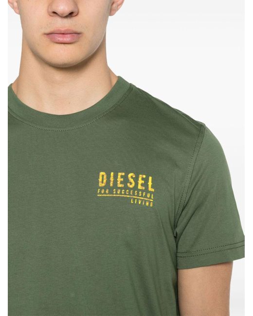 T-shirt T-Diegor-K72 di DIESEL in Green da Uomo