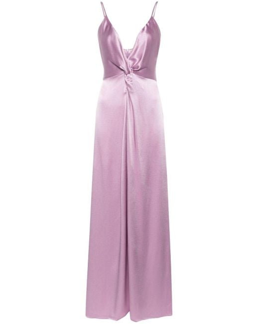 Antonelli Maxi-jurk Met Print in het Purple