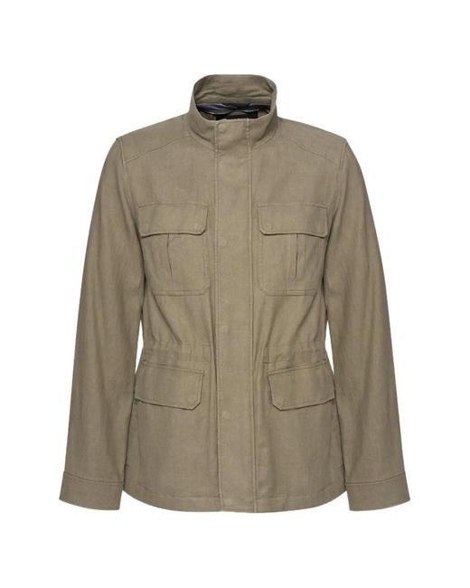 Geox Green Recanati Drawstring-Waist Jacket for men