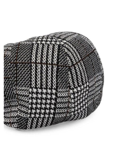 Kangol Gray Plaid Flat Cap
