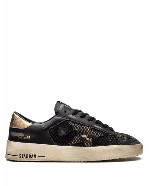 Golden Goose Deluxe Brand Black Stardan "Multicolour" Sneakers for men